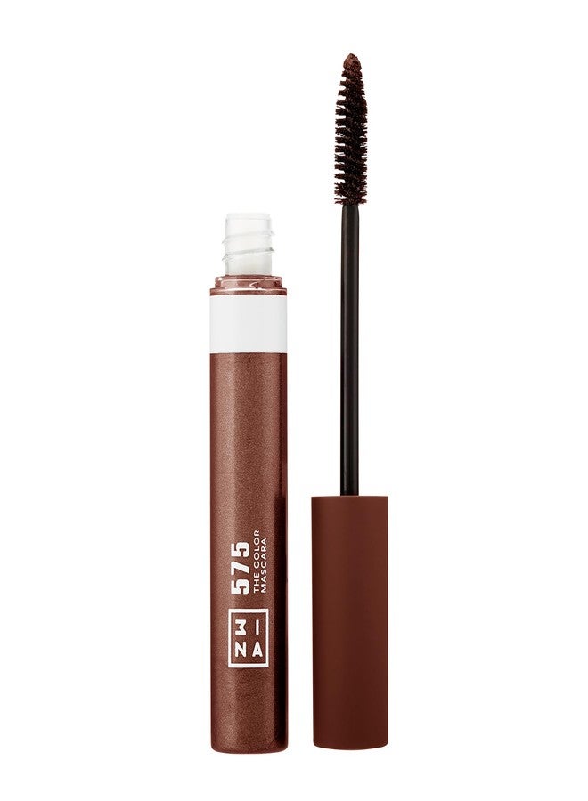 3INA The Color Mascara - Water-Resistant Voluminous Mascara with Silicone Brush - Pigmented and Clump-Free for Bold, Lifted Eyelashes - 575-0.47 oz - Image 1