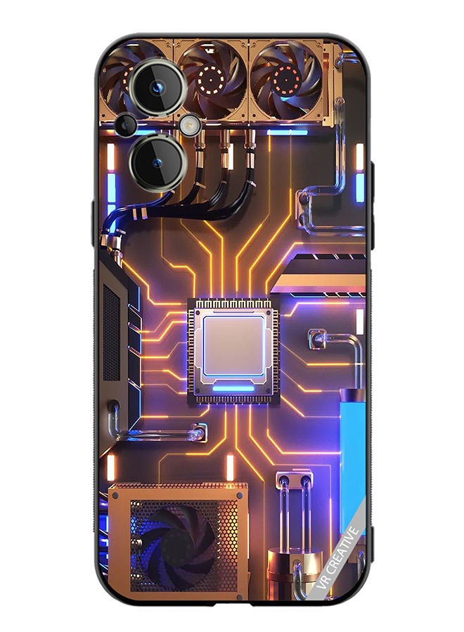 VR CREATIVE Protective Case Cover For OnePlus Nord N20 5G Server Design Multicolour - Image 1