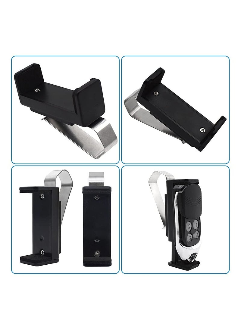 Garage Door Opener Clip, 2 Pcs Adjustable Garage Remote Visor Clip Fit for 1.7-2.6'' Remotes with Protective Soft Sponges  - Image 5