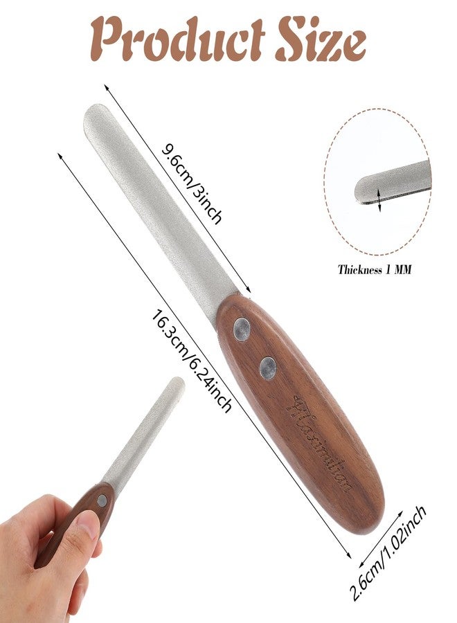WJIAAA Dog Nail File, Diamond Coated Metal Nails Filer for Dogs Cats Pets with Ergonomic Walnut Handle, Smooth and Shape Rough Edges Remove Burs - Image 5