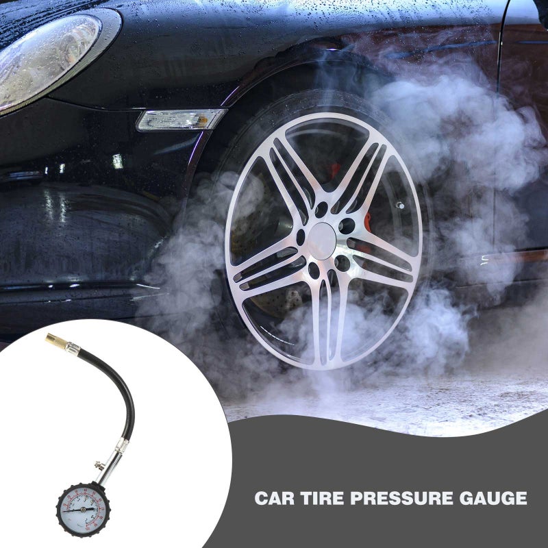 🚗 مقياس ضغط إطارات مع خرطوم مرن لقراءات دقيقة في جميع أحوال الطقس - Image 4