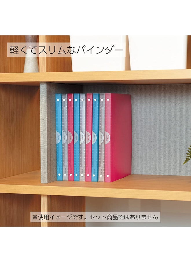 Kokuyo Kokuyo Campus Adapt Slim Binder - A4 - 30 Rings - White  - Image 2