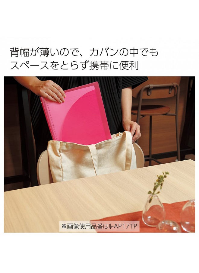 Kokuyo Kokuyo Campus Adapt Slim Binder - A4 - 30 Rings - White  - Image 5