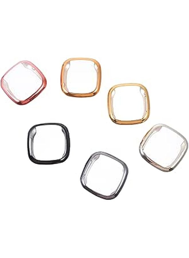 6Pcs Electroplated Protective Case For 3 Sense Full Coverage Screen Protector Slim Design - Image 1