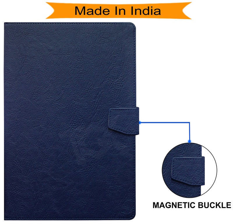TGK Plain Design Leather Flip Case Cover for Lenovo Tab M8 FHD Cover 8 inch (2nd Gen) TB-8705F, TB-8705N, TB-8705X (Blue) - Image 3
