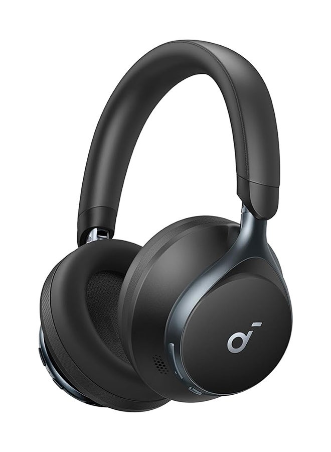 By Anker, Space One - Adaptive Active Noise Cancelling Headphones, Enhanced Human Voice Reduction, 40H ANC Playtime, LDAC Hi-Res Wireless Audio, Comfortable Fit, Bluetooth 5.3, App Control 1 Black