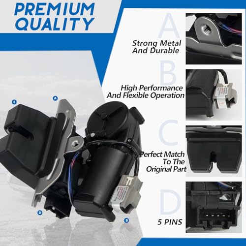 BHB Liftgate Lock Actuator Compatible with Ford Explorer Edge Escape Expedition Police Interceptor Lincoln MKX Navigator Nautilus 2015-2022 Rear Lift Gate Lock Motor Replace FA1Z7443150 DS7Z-7443150-B - Image 4