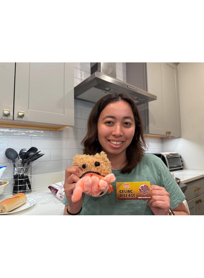 Giant Microbes GIANTmicrobes Celiac Disease Plush - Learn About Chronic Illness and Gluten, Get Well Gift for Intestinal Illness, Fun Gift for Friends, Family, Gastroenterologists, Students and Gluten Free Foodies - Image 5