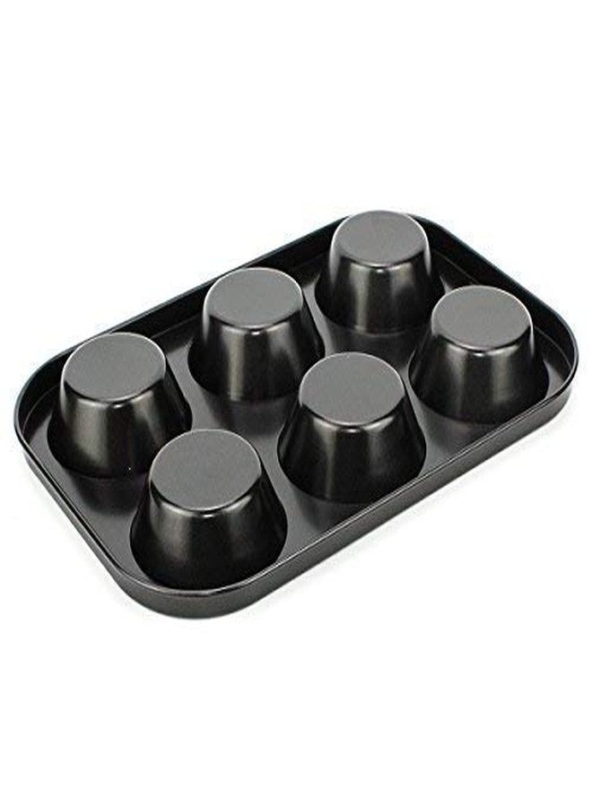 cnFaClu Baker's Heart Non Stick Cake Making Combo Bread Loaf, 6 Muffin & Cupcake Mould | Cake Tray/Pan/Tin | Carbon Steel, Microwave, Oven, Cooker, OTG Safe | Dishwasher Safe and Reusable Combo Pack - Image 5