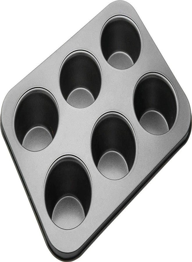 cnFaClu Baker's Heart Non Stick Cake Making Combo Bread Loaf, 6 Muffin & Cupcake Mould | Cake Tray/Pan/Tin | Carbon Steel, Microwave, Oven, Cooker, OTG Safe | Dishwasher Safe and Reusable Combo Pack - Image 3