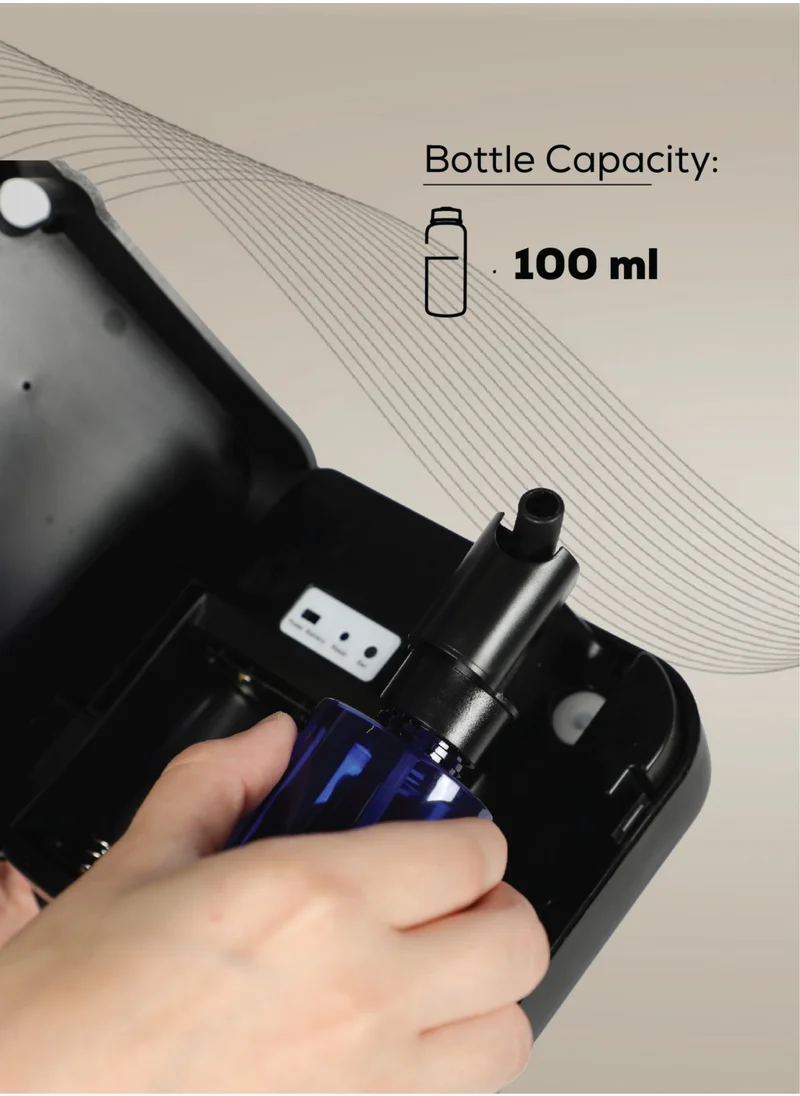 Dr Scent Essential Oil Diffuser – Mini: Miniature Aromatherapy Wonder with 30-100 Sqm Coverage, Exquisite Design, and Mobile App Integration for Enhanced Fragrance Experience (ARMY)