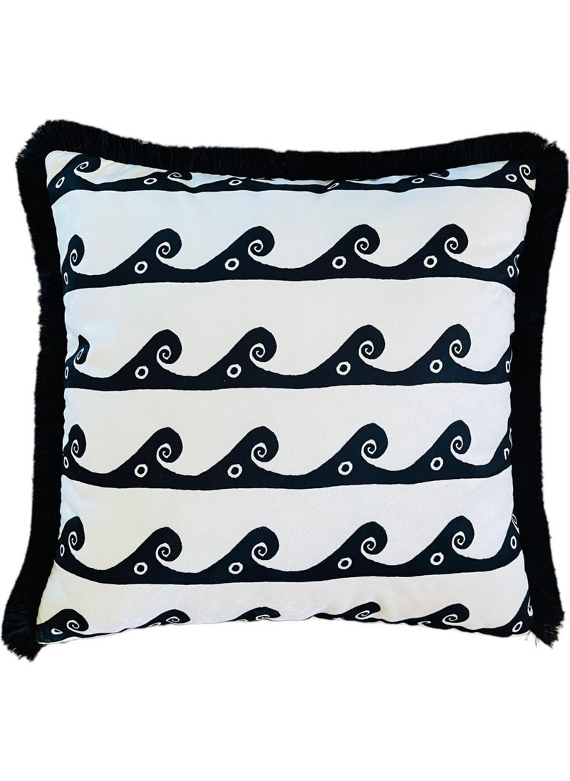 Ge Living Decorative Lion Patterned Cushion Cover - Heritage Series 50 x 50  - Image 3