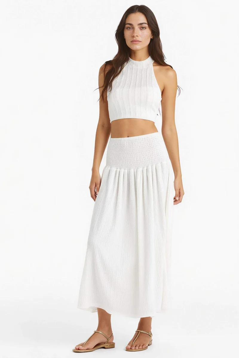 DeFacto A Cut Normal Waist Maxi Knitted Skirt