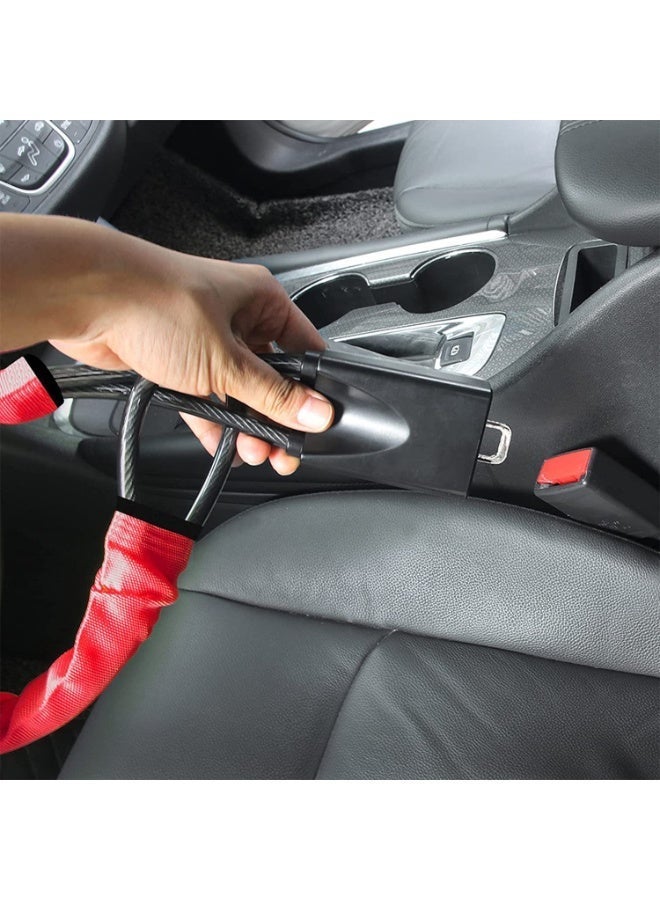 Car Steering Wheel Lock, Anti-theft Lock with 3 Keys, Universal Car Interior Accessories for Most Cars, Easy to Use and Store, Car Interior Kit, Automotive, Car Interior Kit, Automotive，easy operation - Image 2