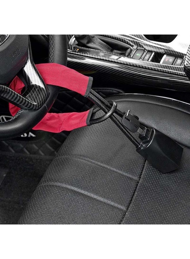 Car Steering Wheel Lock, Anti-theft Lock with 3 Keys, Universal Car Interior Accessories for Most Cars, Easy to Use and Store, Car Interior Kit, Automotive, Car Interior Kit, Automotive，easy operation - Image 1