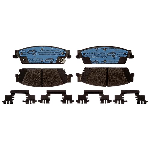 ACDelco Gold 17D1194MHPVF1 Enhanced Performance Semi-Metallic Rear Disc Brake Pad Set (Police) - Image 1