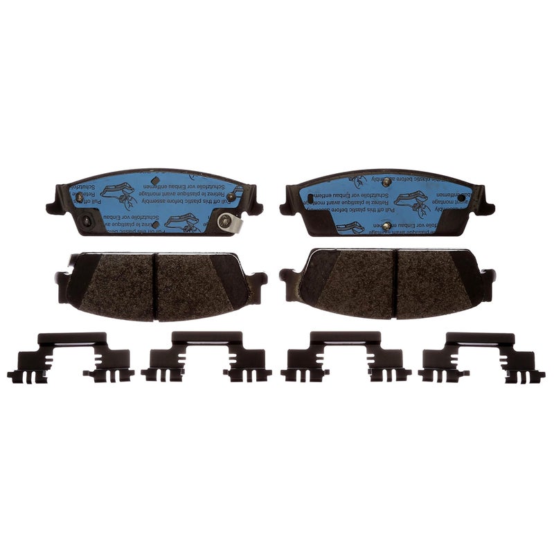 ACDelco Gold 17D1194MHPVF1 Enhanced Performance Semi-Metallic Rear Disc Brake Pad Set (Police) - Image 3