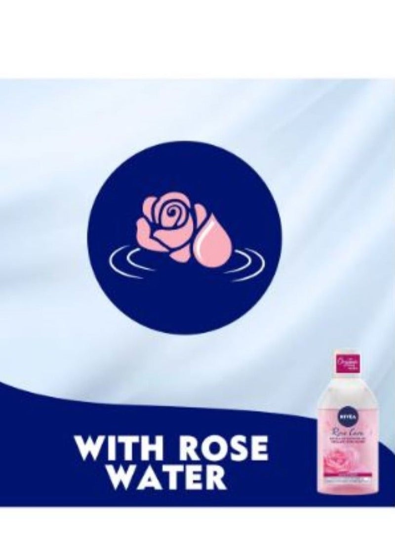 Nivea Micellar Makeup Remover with Organic Rose Water 400 ml - Image 3