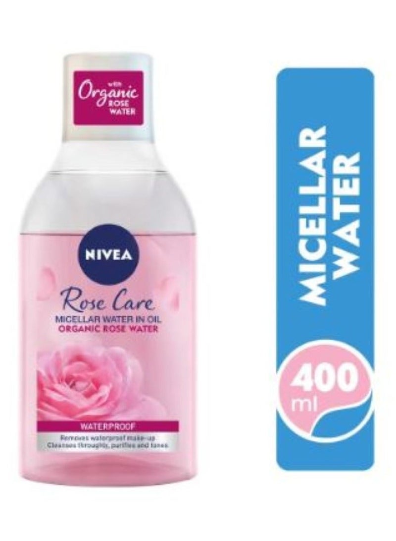 Nivea Micellar Makeup Remover with Organic Rose Water 400 ml - Image 2