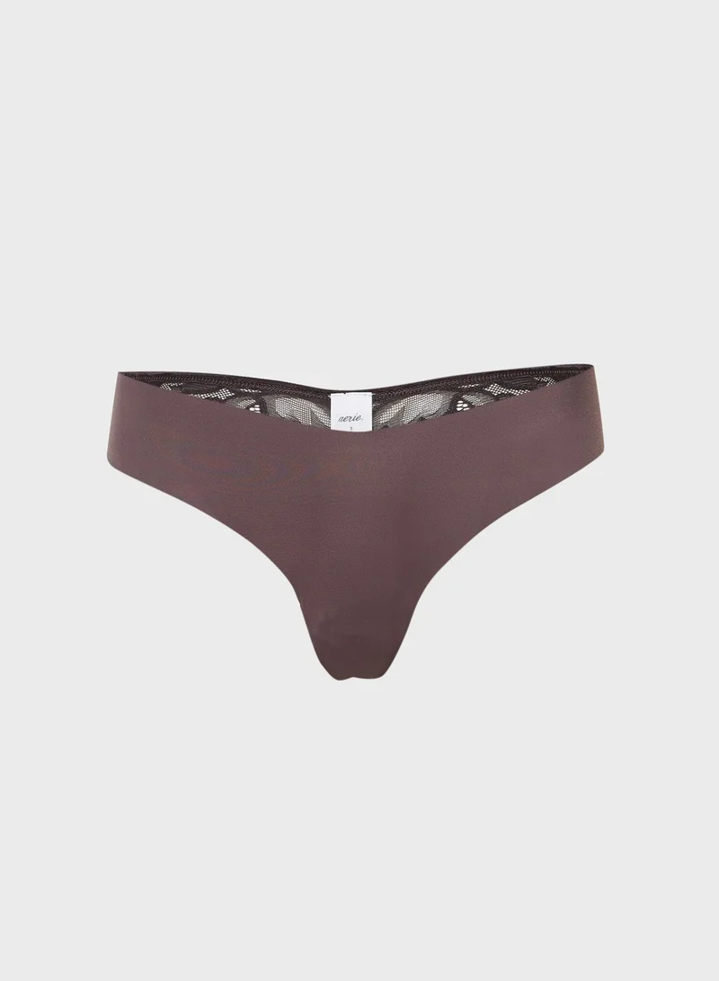 Aerie Lace Detail Thong