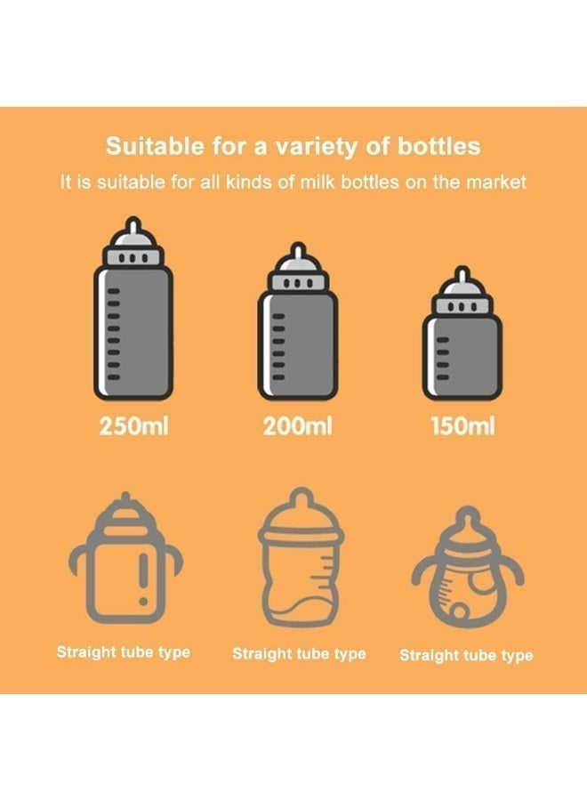 لاكي نوف قطعتان من جهاز تسخين زجاجات الحليب المحمول للسيارة والسفر، يعمل عن طريق شحن USB، بثلاث درجات حرارة مناسبة للرضاعة الطبيعية. - Image 3