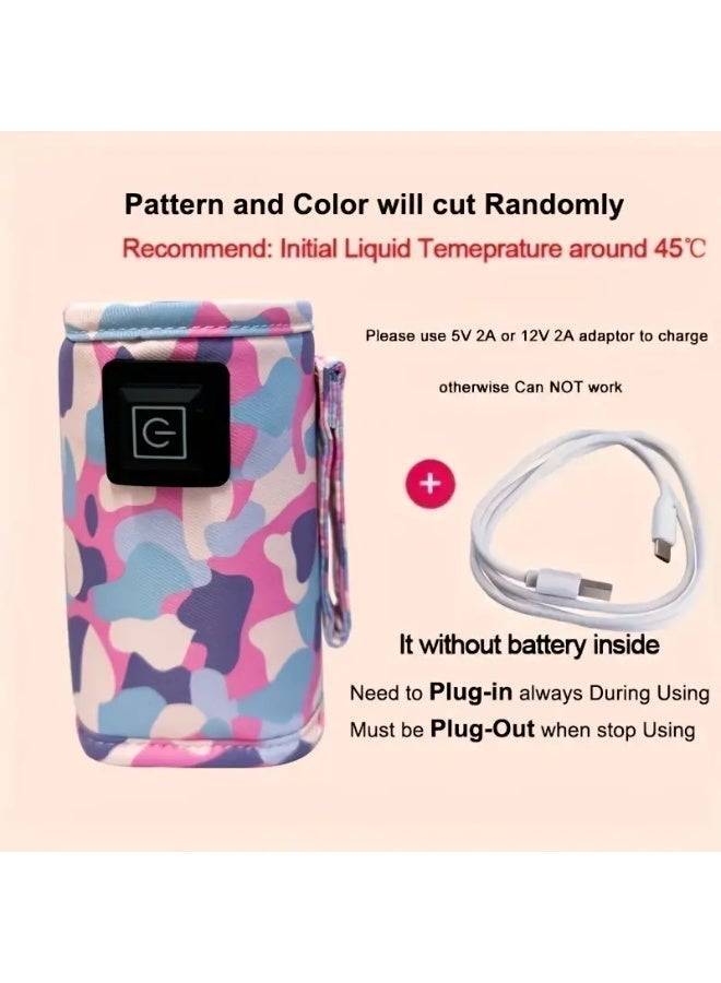 لاكي نوف قطعتان من جهاز تسخين زجاجات الحليب المحمول للسيارة والسفر، يعمل عن طريق شحن USB، بثلاث درجات حرارة مناسبة للرضاعة الطبيعية. - Image 2