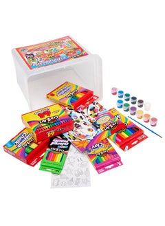 Cra-Z-Art Cra-Z-Art Ultimate Art Extravaganza Art Tub Packed with 135+ Pieces, Arts & Crafts Set for Kids, Coloring Supplies for Girls and Boys, Great for Gifting for Ages 4 and Up  - Image 3