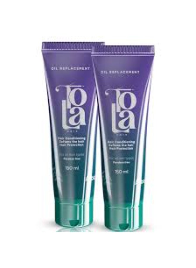 تولا 2 عبوة بديل زيت الشعر