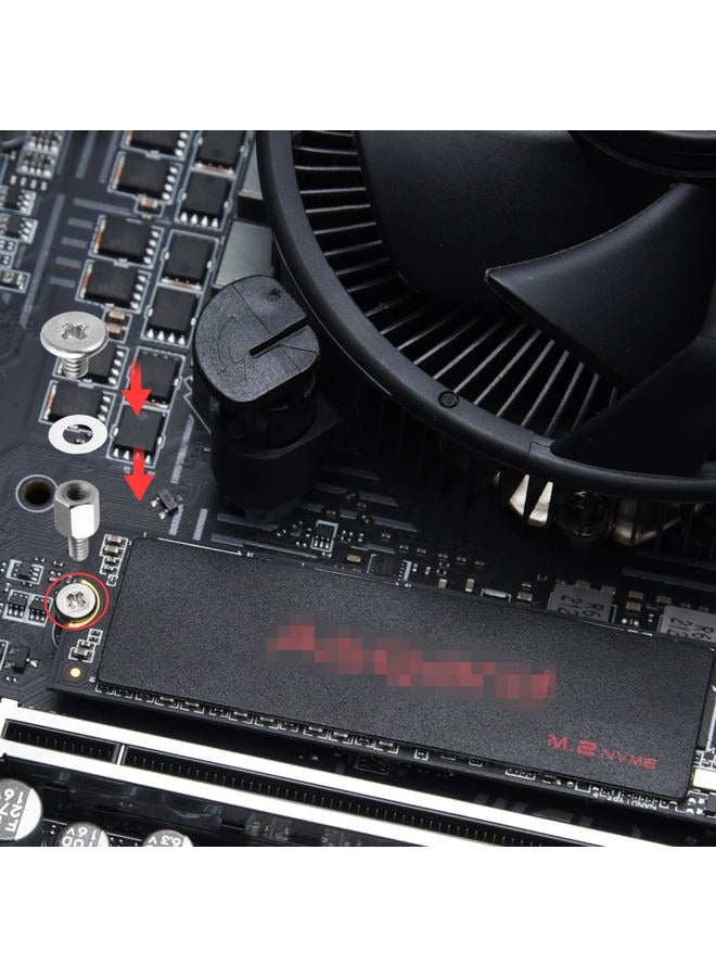 ASTARON M.2 SSD Screws Kit, Nvme M2 Screws Suitable for ASUS MSI Gigabyte NGFF Motherboard - Image 4