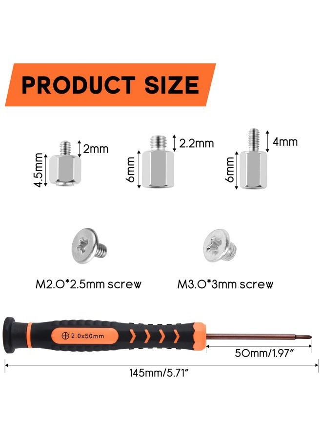 ASTARON M.2 SSD Screws Kit, Nvme M2 Screws Suitable for ASUS MSI Gigabyte NGFF Motherboard - Image 2