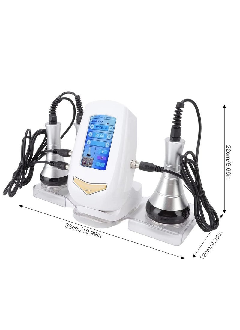 Generic - 3 In 1 Ultrasonic Cavitation Machine, 40K RF Body Sculpting Machine Skin Rejuvenation Home Use Care Tool for Face Neck Arm Waist Thigh and Buttock - Image 1