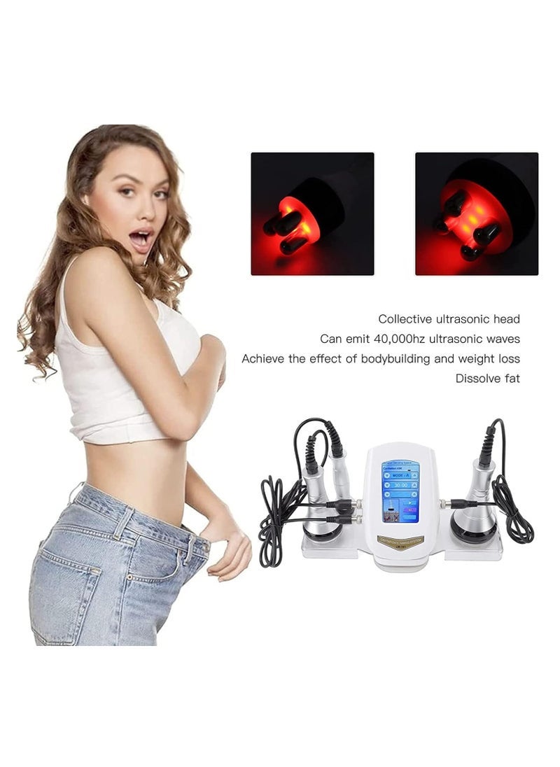 Generic - 3 In 1 Ultrasonic Cavitation Machine, 40K RF Body Sculpting Machine Skin Rejuvenation Home Use Care Tool for Face Neck Arm Waist Thigh and Buttock - Image 1