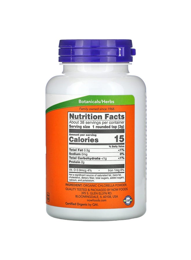 Now Foods Chlorella Pure Powder - Image 2