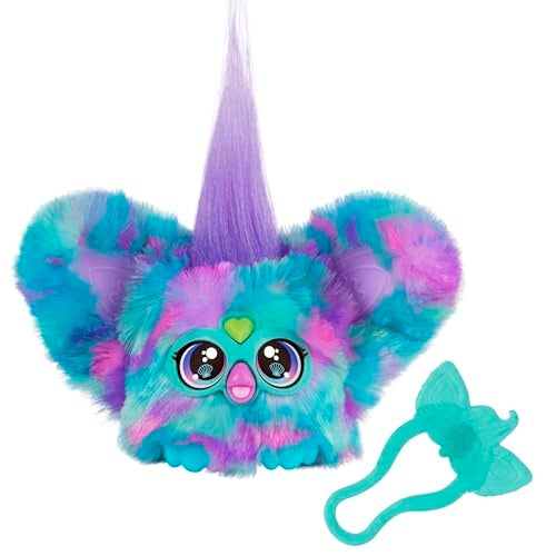 Furby Furblets Mer-May Mini Friend, 45+ Sounds, Ocean Music, Speaks Only Furbish, Electronic Plush Toys for Girls & Boys, Interactive Pets, Multicolor, 6+ - Image 1