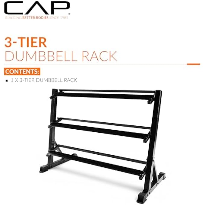 Cap 3 Tier Dumbbell Rack - Image 3