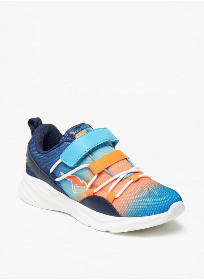 kangaROOS - Boys' Textured Sports Shoes with Hook and Loop Closure - Image 1
