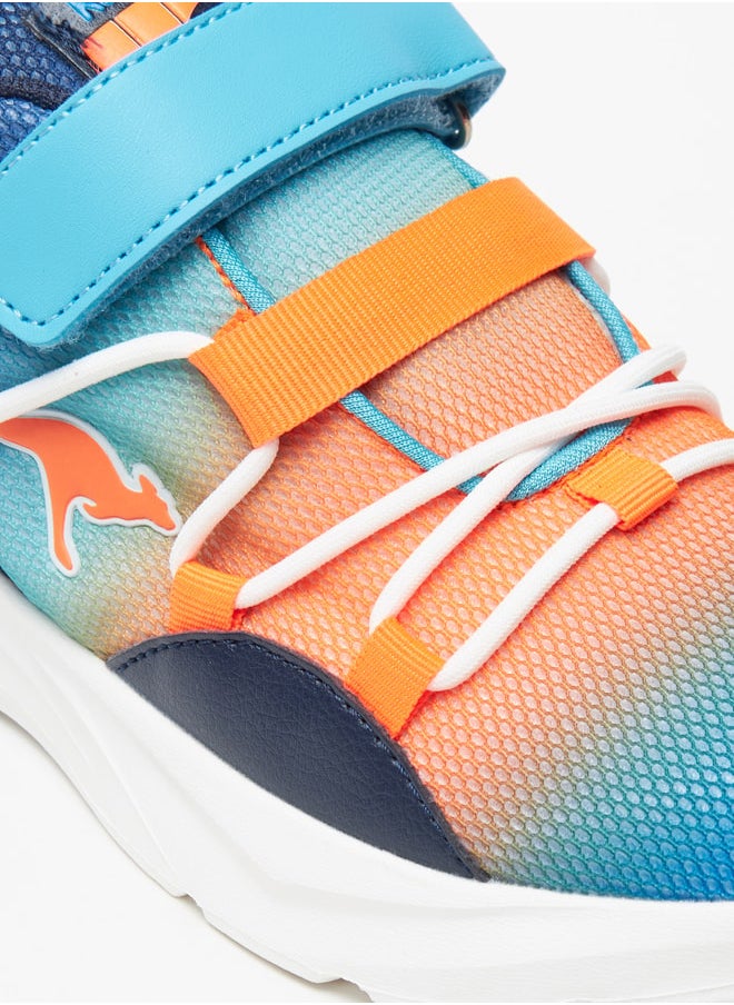 kangaROOS - Boys' Textured Sports Shoes with Hook and Loop Closure - Image 1
