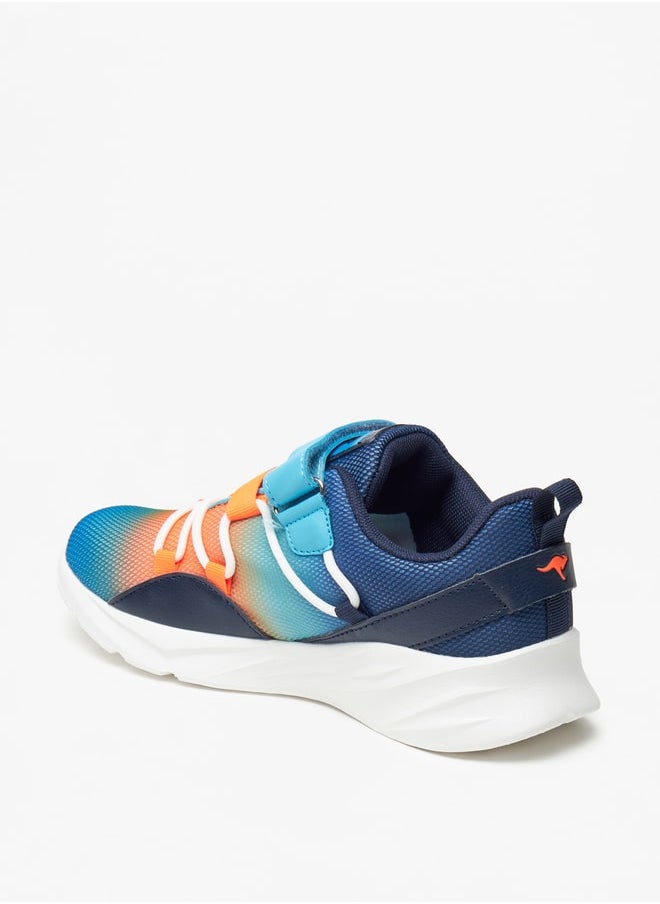 kangaROOS - Boys' Textured Sports Shoes with Hook and Loop Closure - Image 1