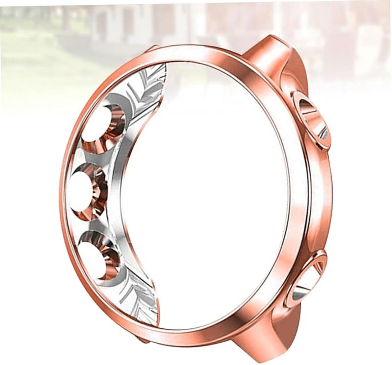 Mikikit Rose Gold Smartwatch Case 2pcs TPU Protective Cover 5X5 cm Scratch Resistant - Image 3