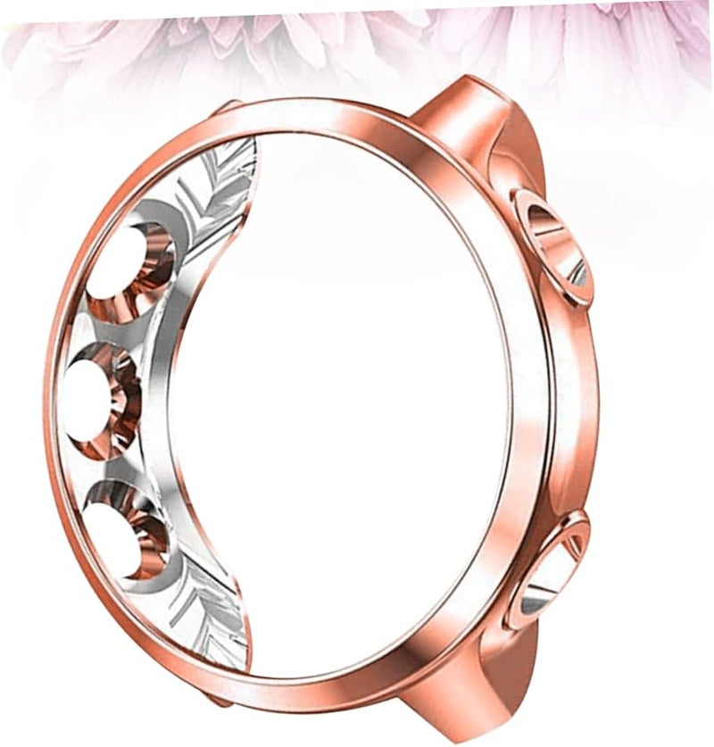 Mikikit Rose Gold Smartwatch Case 2pcs TPU Protective Cover 5X5 cm Scratch Resistant - Image 4