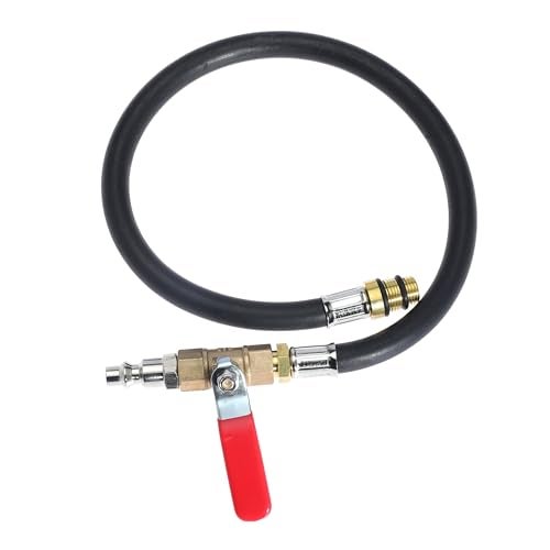 Seweder Engine Air Valve Holder Pressure Pipe with Ball Valve M12 M14 Thread to 1/4 NPT Cylinder Leakage Testing Assistant Tool for Ford for Mustang for LS1 for LS2 for LS3 4.8 5.3 6.0 Trucks - Image 2
