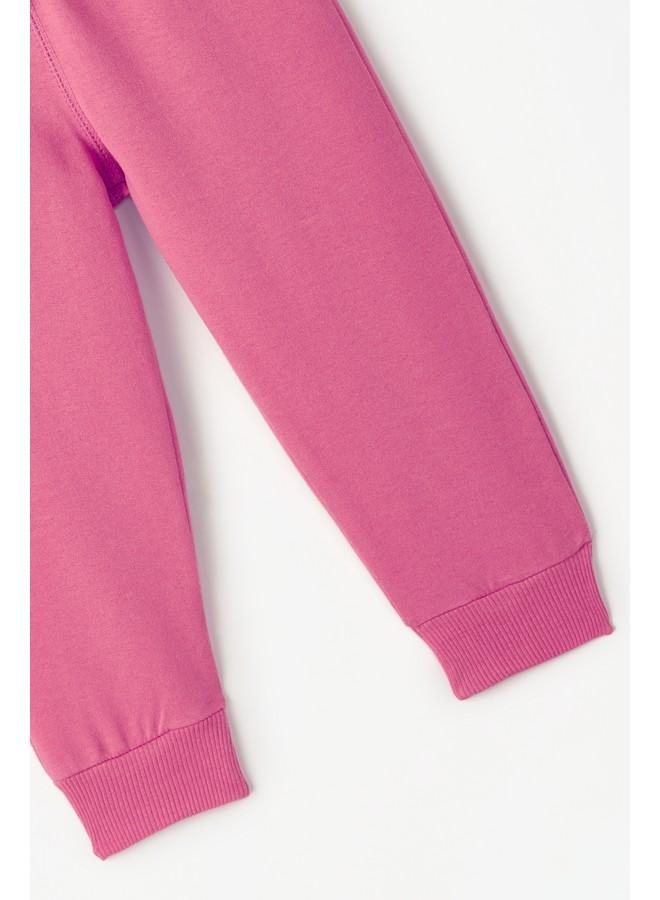 JUNE June Baby Basic Cotton Sweatpant Dark Pink - Image 3