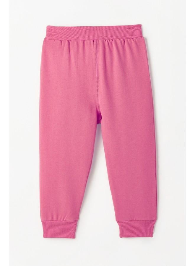 JUNE June Baby Basic Cotton Sweatpant Dark Pink - Image 2