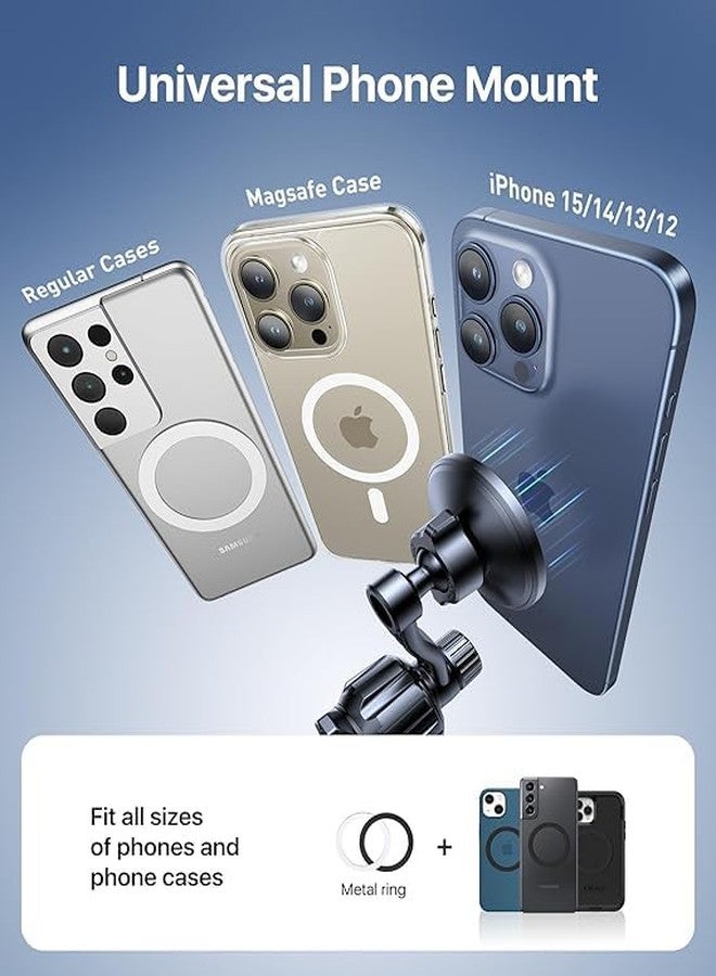 andobil 2025 Upgraded for Magsafe Car Mount [Never Blocking, 360° Rotation] Stable Phone Mount for Car Vent, Universal Cell Phone Holder Car for iPhone 16 15 14 13 Pro Max Samsung S24 S23 Ultra & All - Image 5