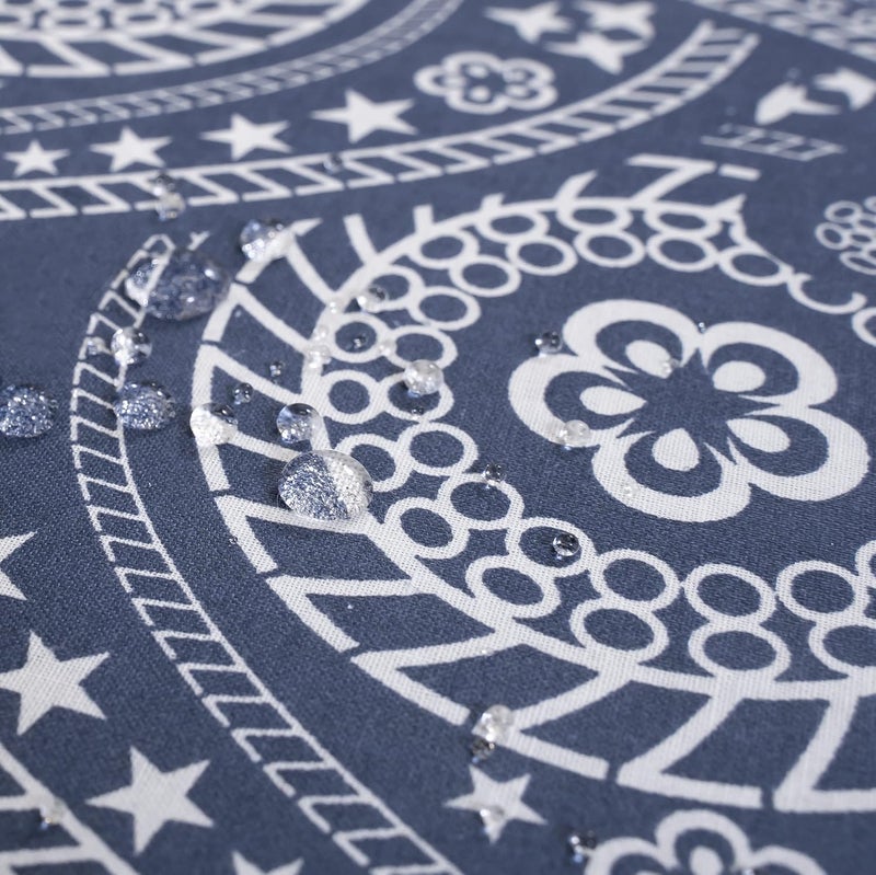 westex Floral Paisley Heavy Duty Ironing Board Cover and Pad, Thick 3-Layer Stain Resistant Padding, Elasticized Skirt, Click-to-Close Fastener, 15 x 54 Inch (Board NOT Included, Cover ONLY) - Image 4