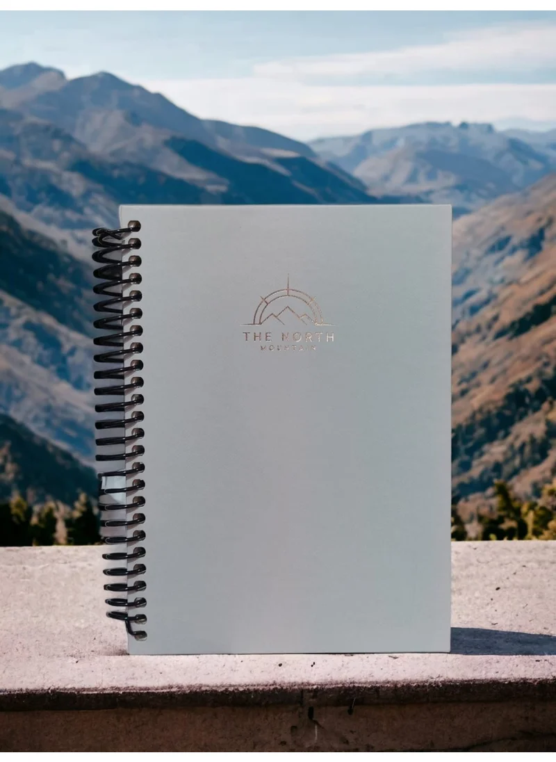 Genc Dijital Baski The North Mountan Lined-Plain 16X22 Notebook 120 Sheets
