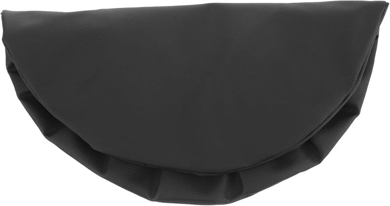 Beavorty Stool Cover 33x10cm, Non-Slip Round Seat Replacement Slipcover for Adjustable Bar Stools, Black Protective Cushion for Salon and Kitchen Use, - Image 1