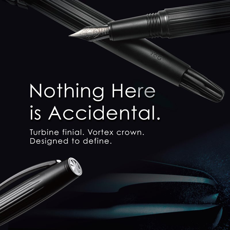 TAG Submarine Luxury Fountain Pen â€“ TurbineDriven Refill, Gold-Plated Fine Nib, Elegant Writing Gift for Men & Women, Designed by Award-Winning Team - Image 4