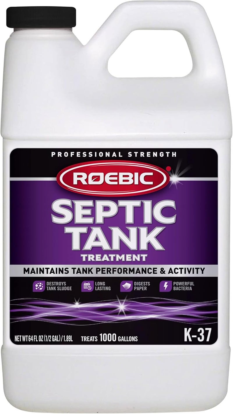 Roebic K-37-H Professional Strength Septic Tank Treatment, 64-Ounce - Image 1