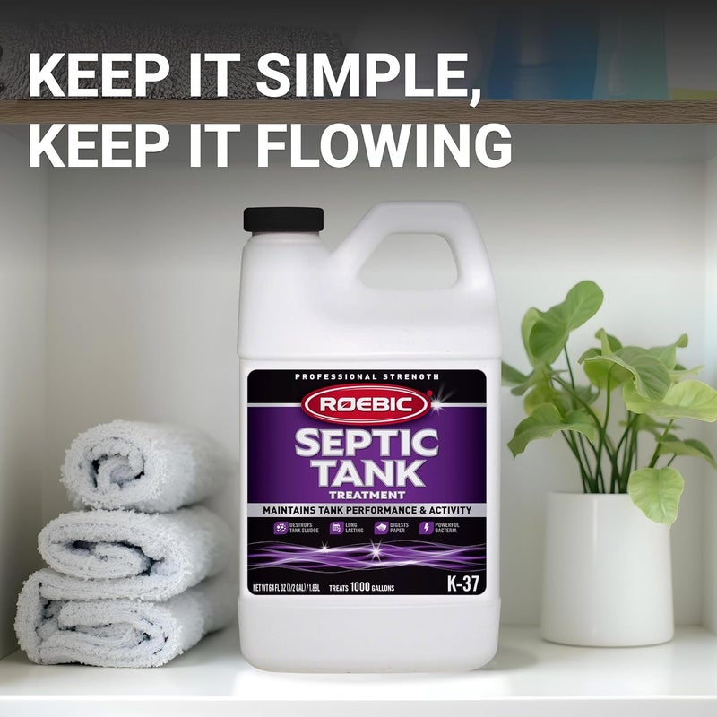 Roebic K-37-H Professional Strength Septic Tank Treatment, 64-Ounce - Image 5